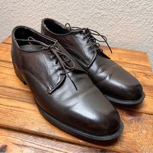 ALLEN EDMONDS Sz 8.5D Brown Leather Men’s Oxfords Comfort Heel